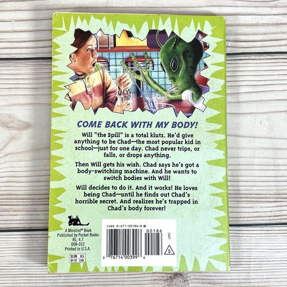 Ghosts of Fear Street #14 Body Switchers Outer Space RL Stine 1996 1st Edition - Picture 2 of 11
